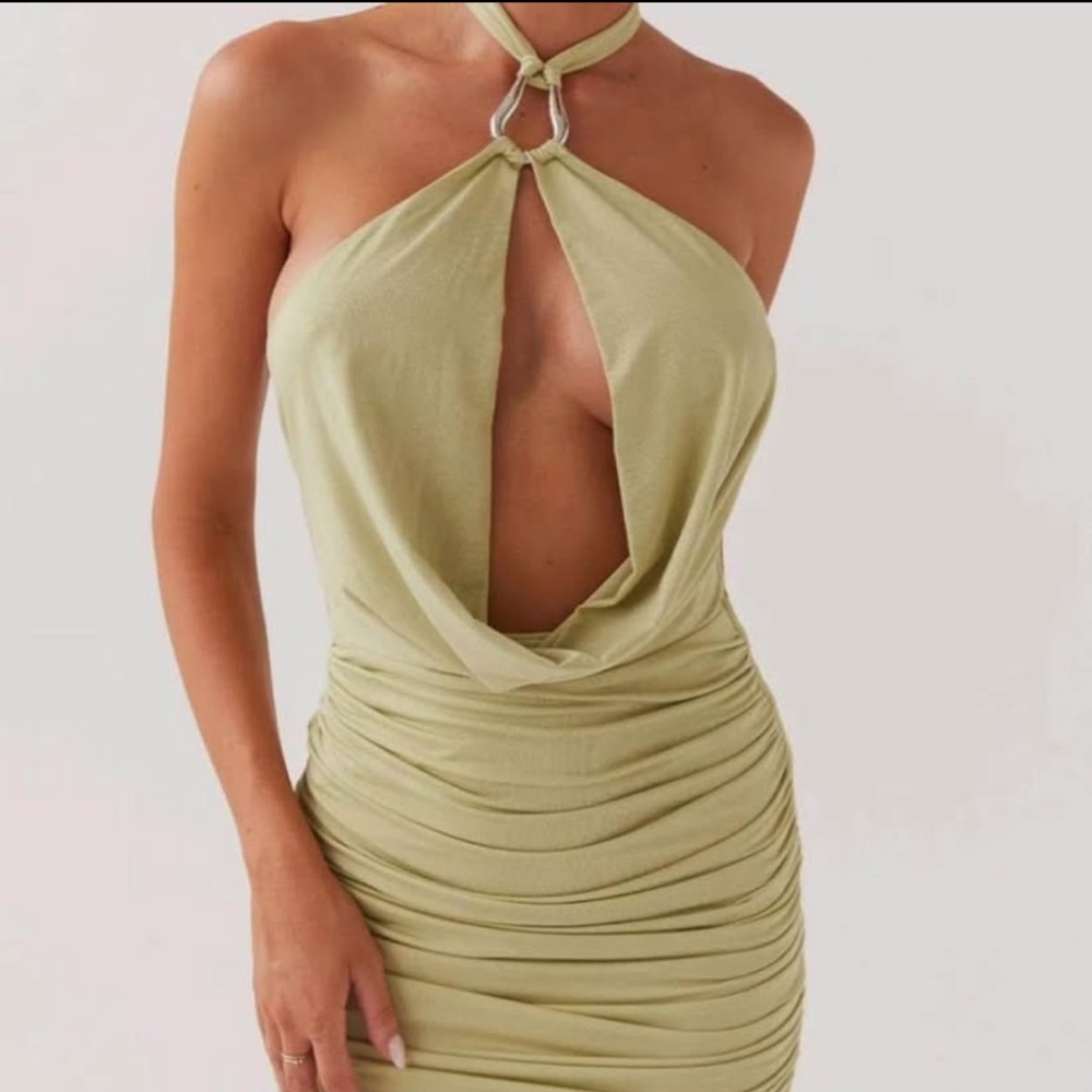 Peppermayo Backless Halter Dress